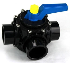 PVC 3 Way Valve 50mm Praher - Pool Pipe Plumbing Diverter