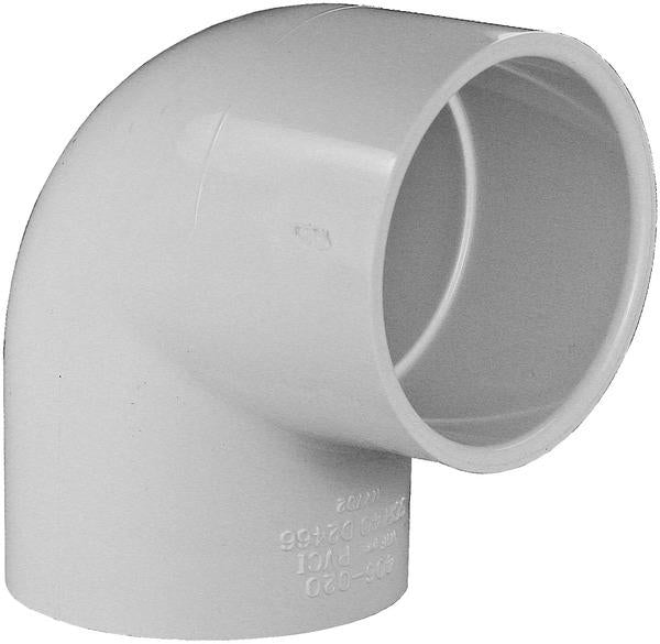 PVC Elbow 90 40mm - Pool Pipe Degree Plumbing PN9 Pressure Joint