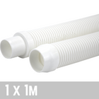 Automatic Pool Cleaner Hose 1m White - Generic 38mm Replacement Hose Length