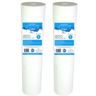 Sediment Water Filter Cartridge 20 x 4.5 2 Pack - 5 Micron Undersink Poly Spun 5uM