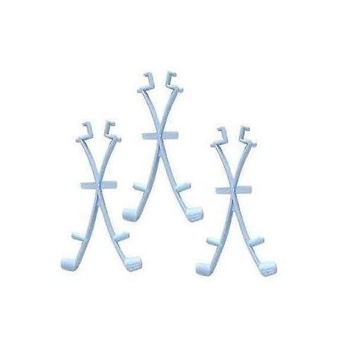 Wishbone Clip X Style 3 Pack - Pool Spa Telescopic Pole Heavy Duty Plastic