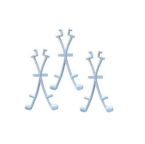 Wishbone Clip X Style 3 Pack - Pool Spa Telescopic Pole Heavy Duty Plastic