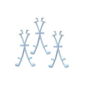 Wishbone Clip X Style 3 Pack - Pool Spa Telescopic Pole Heavy Duty Plastic