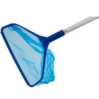 Water TechniX Leaf Rake + Algae Brush - Pool Scoop Skimmer Shovel High Quality Durable