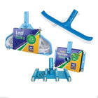 Aussie Gold Cleaning Equipment Package - Leaf Rake Vacuum Head Pool Brush