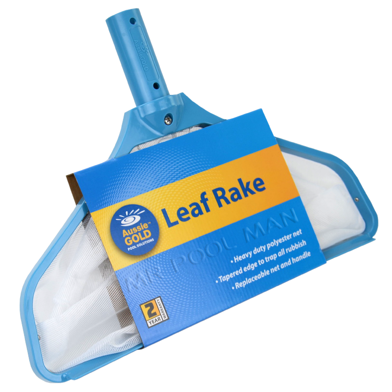 Aussie Gold Cleaning Equipment Package - Leaf Rake Vacuum Head Pool Brush