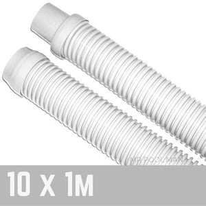 The Pool Cleaner White Hose 10 x 1m - Poolvergnuegen Water TechniX Pool Cleaner High Quality