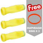 Baracuda Diaphragm Cassette + Ring 3 Pack - Generic Zodiac Pool Cleaner High Quality