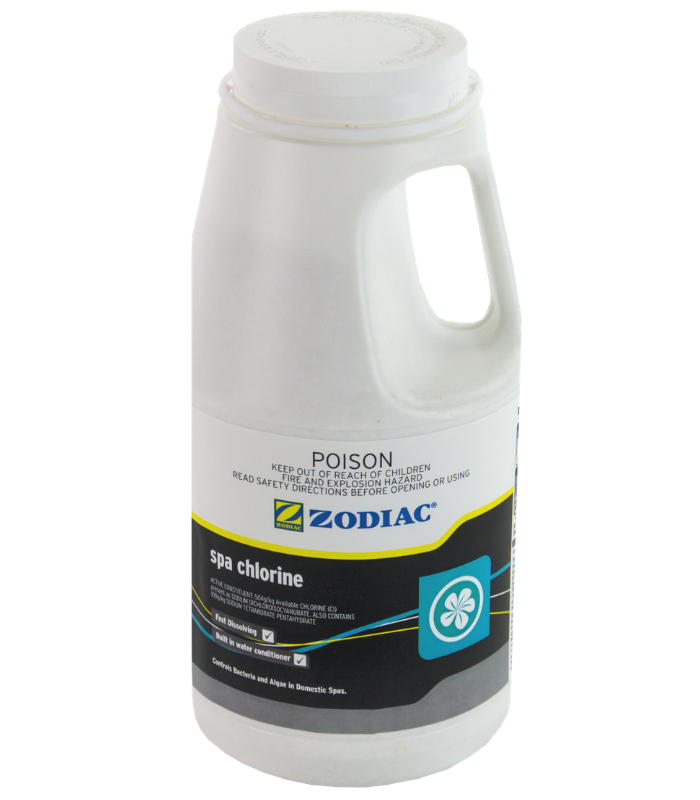 Spa Chlorine 1KG - Spa Shock Sanitiser No Residue Lithium Replacement Chemical