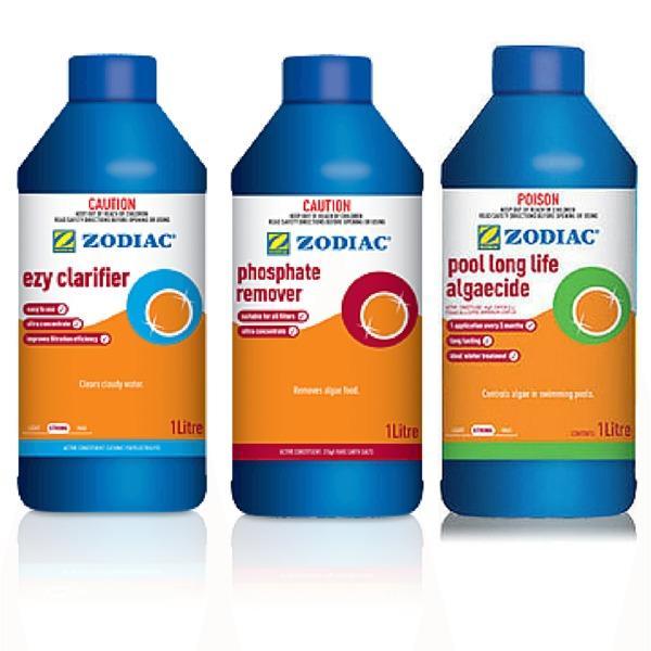 Zodiac Cartridge Filter Winterizer Pack - Phosphate Remover Algaecide - Chemical