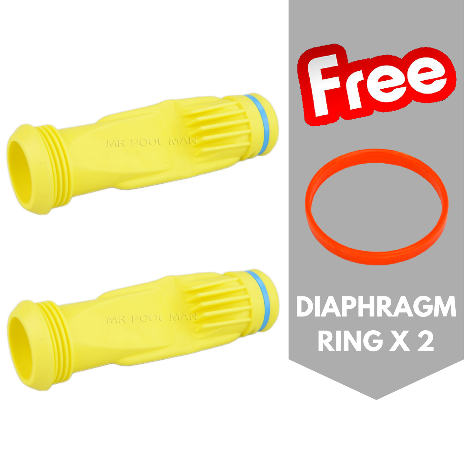 Baracuda Diaphragm Cassette + Ring 2 Pack - Generic Zodiac Pool Cleaner High Quality