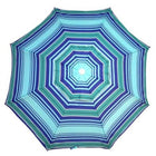 Shelta Cottesloe Navy / Turquoise - 200cm Beach Umbrella Shade UPF 50+