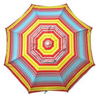 Shelta Cottesloe Red / Yellow - 200cm Beach Umbrella Shade UPF 50+