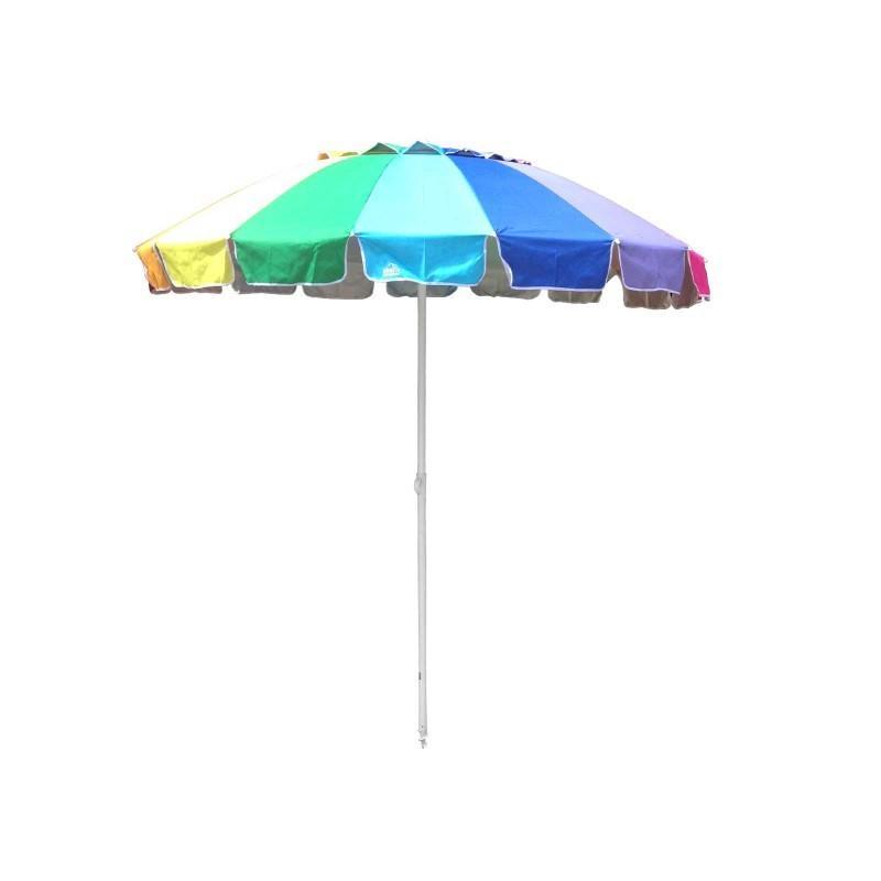 Shelta Manly Rainbow - 220cm Supersize Beach Umbrella Shade UPF 50+