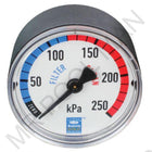 Aussie Gold Pressure Gauge Plastic Rear Mount - Pool Spa Spare