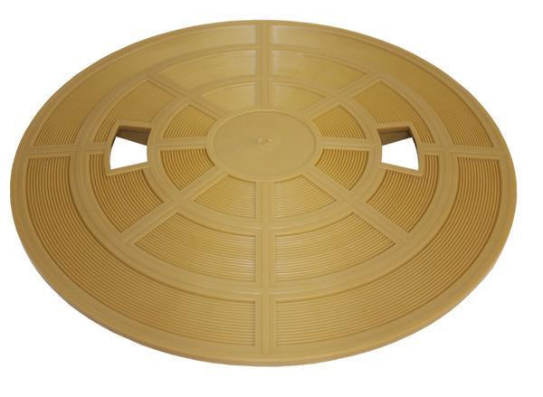 Filtrite Deck Lid Plate SK950 Beige - Generic Pool Skimmer Replacement