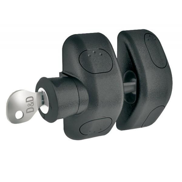 D&D Magna Latch - Side Pull Lockable - Magnetic Gate Lock Pool Safety