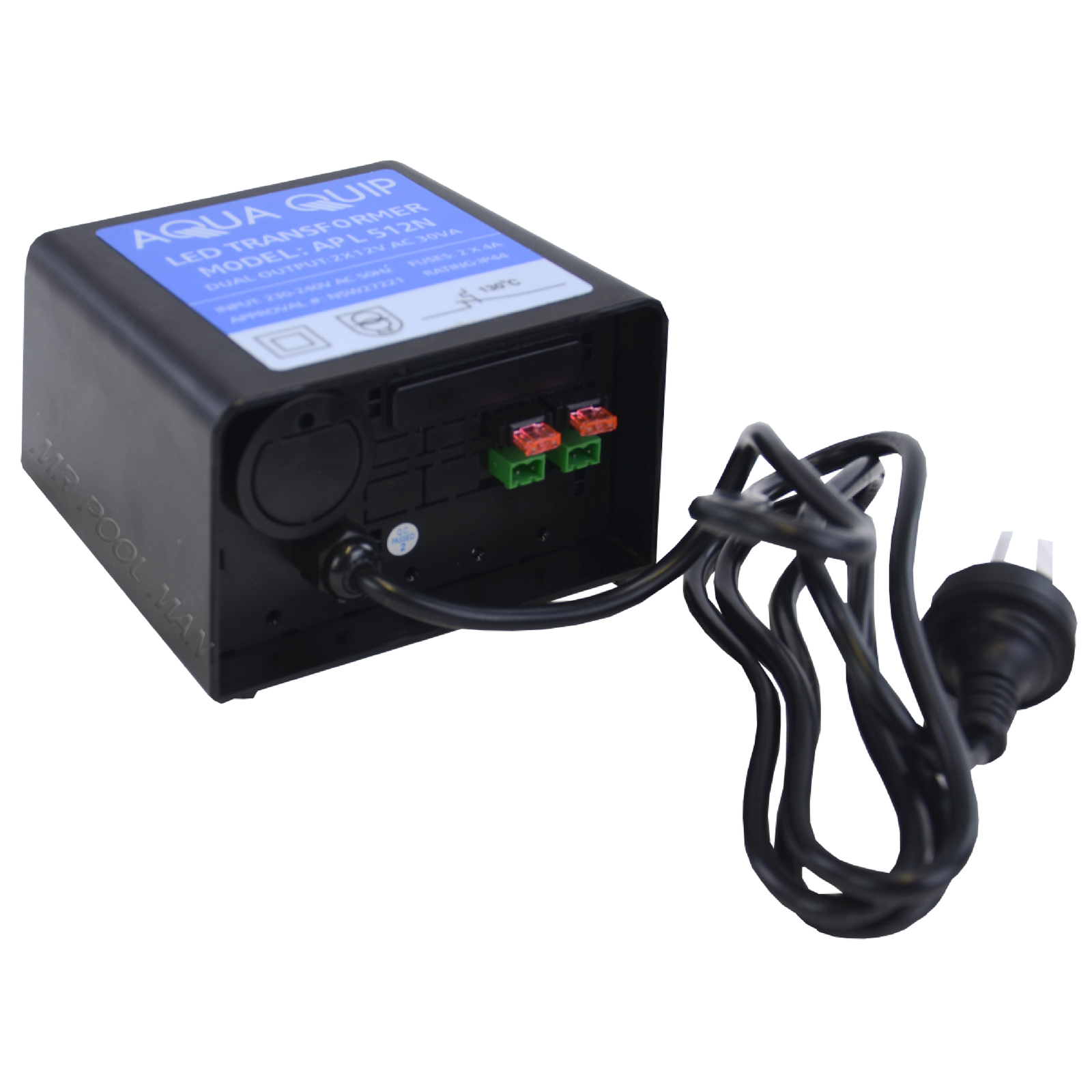 Aquaquip Light Transformer 2 Outputs - 12 Volt Pool Spa LED