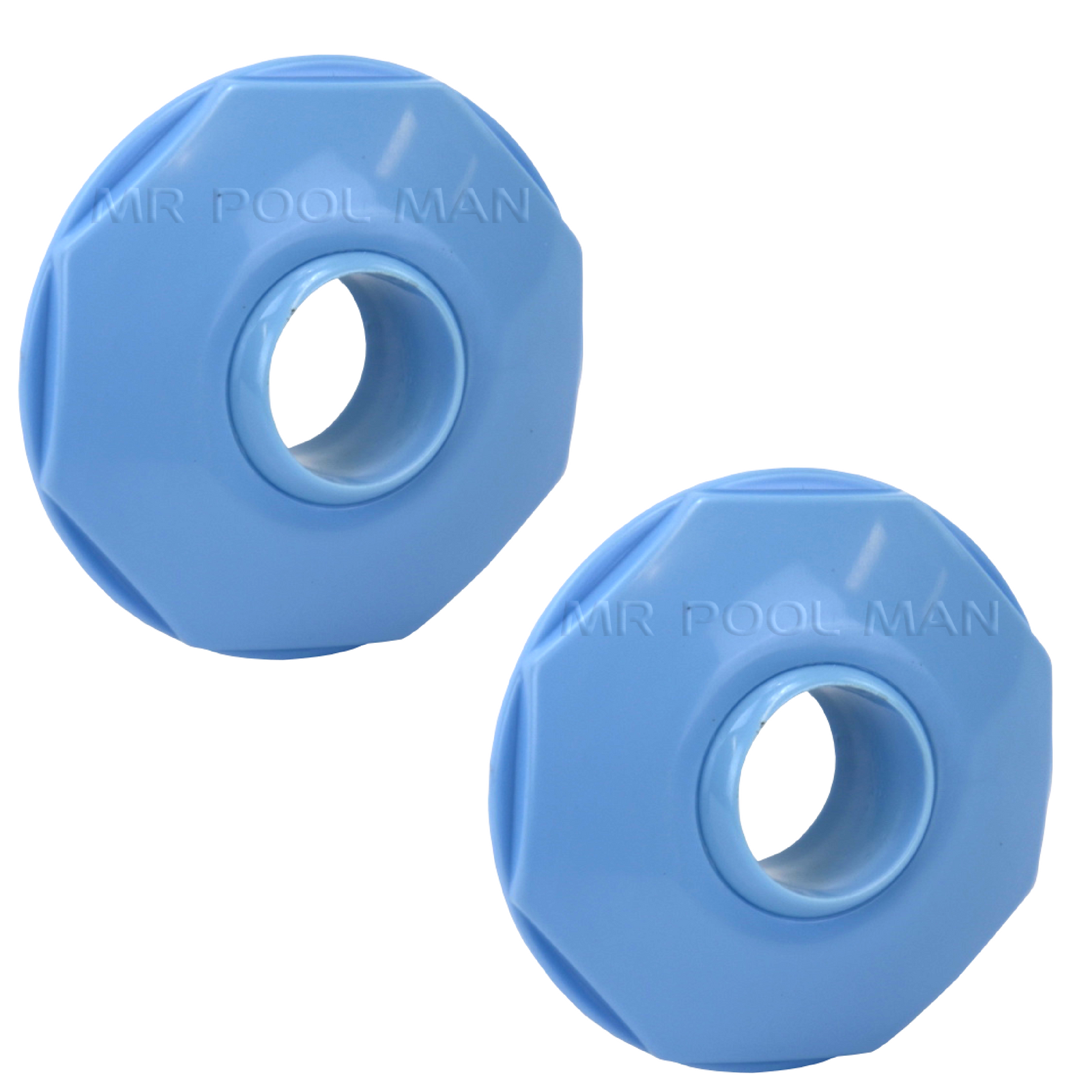 Eyeball Inlet Return 40mm 2 Pack Blue - Push In Universal Pool Spa Jet