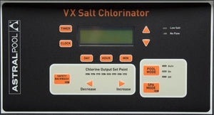 Astral VX Chlorinator Label - Genuine Front Control Replacement