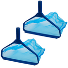 Water TechniX Leaf Rake 2 Pack - Pool Spa Scoop Skimmer Shovel High Quality Durable