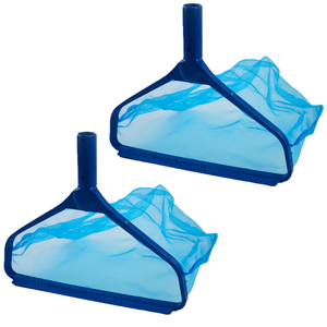 Water TechniX Leaf Rake 2 Pack - Pool Spa Scoop Skimmer Shovel High Quality Durable