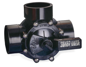 Jandy Never Lube 3 Way Valve 40mm - PVC Pool Pipe Plumbing Diverter