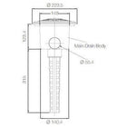 Waterco Main Drain Complete - Hydrostatic Valve & Stem