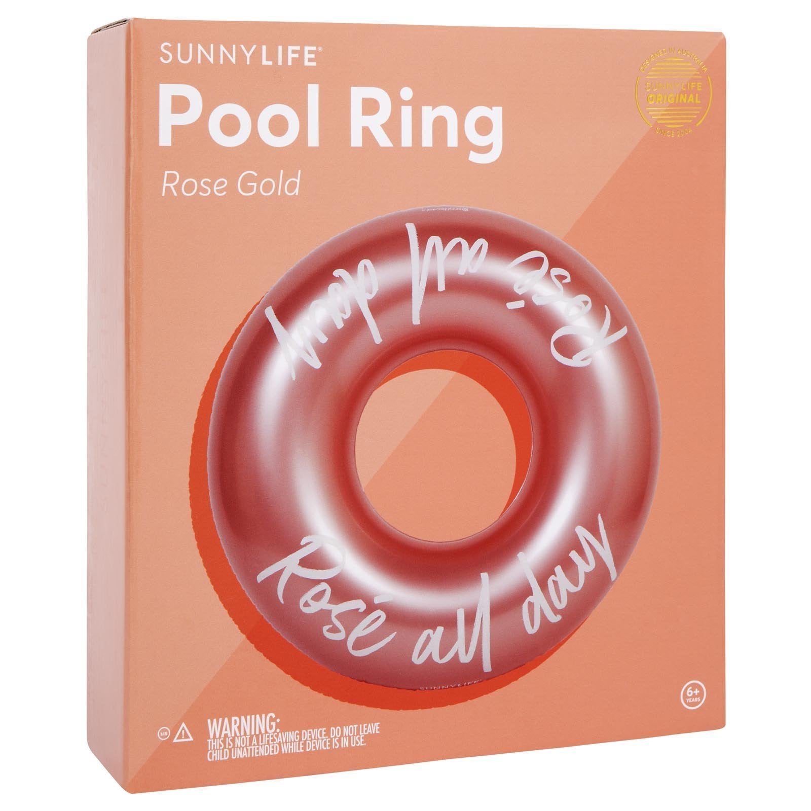 Sunnylife Pool Ring Rose Gold