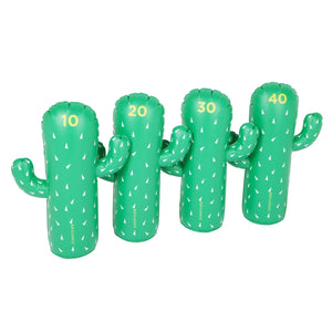 Sunnylife Inflatable Ring Toss Set Cactus