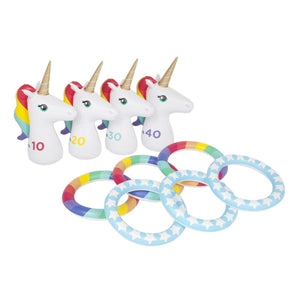 Sunnylife Inflatable Ring Toss Set Unicorn