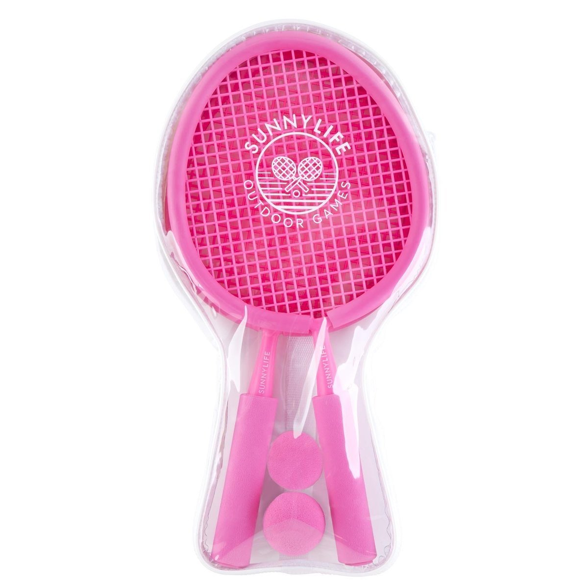 Sunnylife Foam Beach Paddles Neon Pink