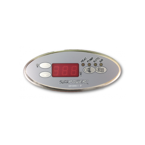 Davey Spa-Quip SP600/601 Oval Touch Pad and Overlay for Spa Controller