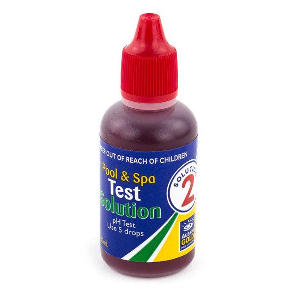 Test Kit Reagent No.2 pH Solution Red Pool Refill 30ml 4 in 1