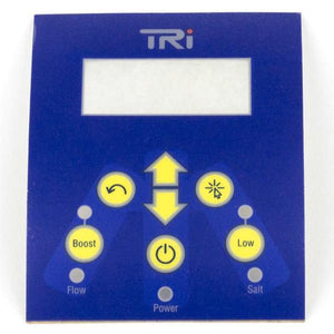 Zodiac TRI Chlorinator Label - Genuine Top Control Replacement