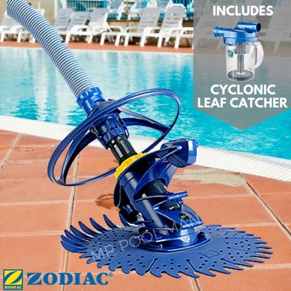 Zodiac T3 Pool Cleaner + Cyclonic Leaf Catcher 10m Hose 2 Year Warranty