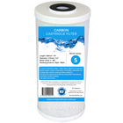 Carbon Water Filter Cartridge 10 x 4.5 - 5 Micron 100% COCONUT