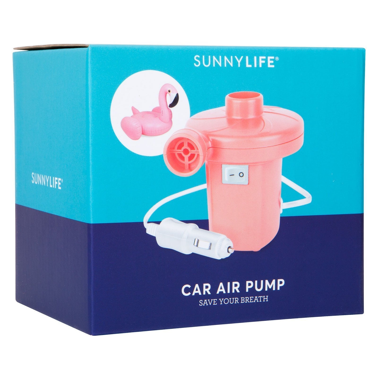 Sunnylife Car Air Pump Neon Orange