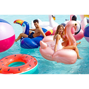 Sunnylife Luxe Ride-On Float Flamingo Rose Gold