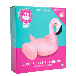 Sunnylife Luxe Ride-On Float Pink Flamingo